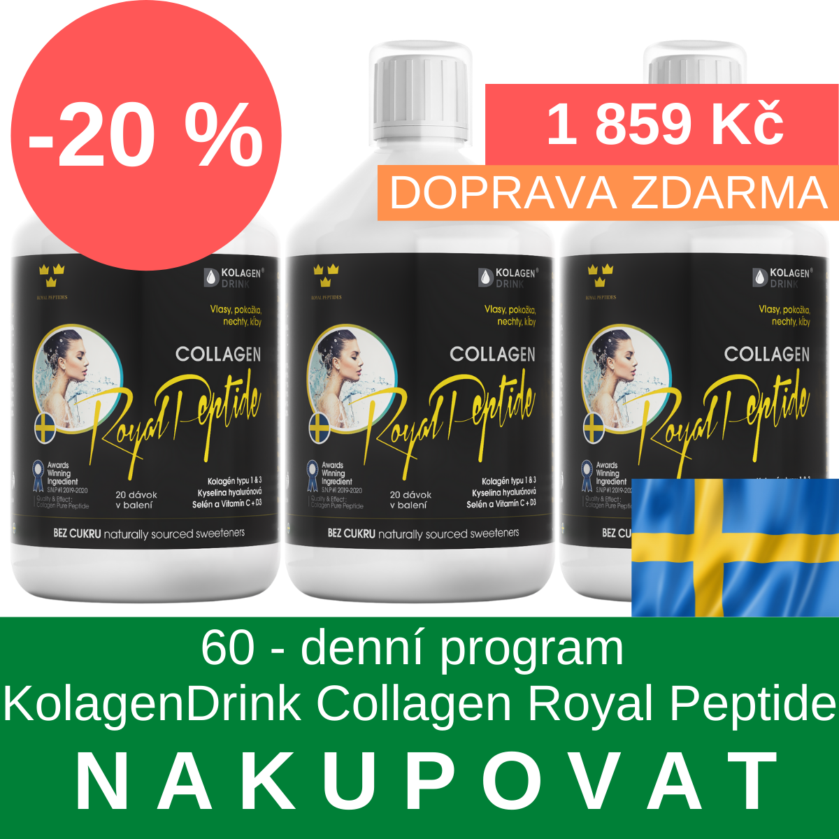 bez cukru 60 - dnovy program Royal Peptide KD  (2)